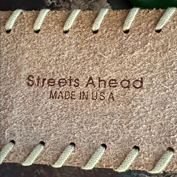 Streets Ahead Beige Leather Piece - Picture 4 of 4